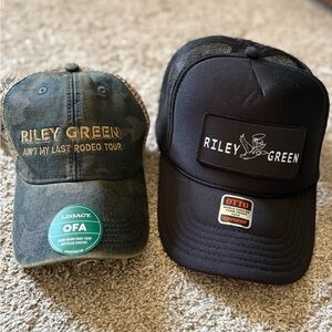 Riley Green Trucker Cap - Black and Camo